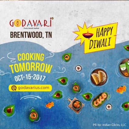 Godavari Flowing in Nashville, TN Now with Authentic Recipes!!