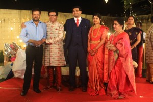 Y Gee Mahendra's Son Harshavardhana - Shwetha Reception