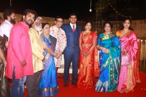 Y Gee Mahendra's Son Harshavardhana - Shwetha Reception