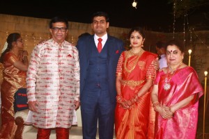 Y Gee Mahendra's Son Harshavardhana - Shwetha Reception