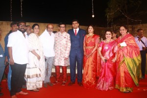 Y Gee Mahendra's Son Harshavardhana - Shwetha Reception