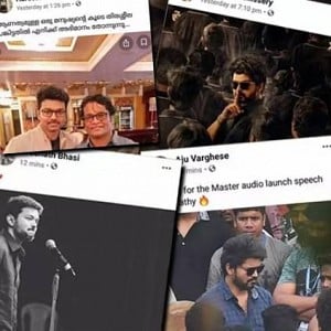 Malayalam Actors who supported Vijay in facebook