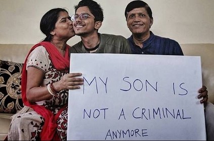 Heartwarming: Man coming out with support of family has India happy.