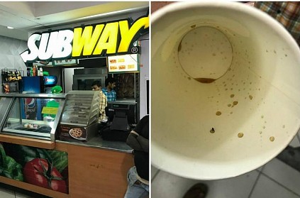 Customer finds 5 live cockroaches in Subway drink