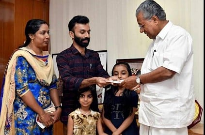 Kerala man donates lottery jackpot to flood relief.