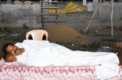 MLA sleeps in crematorium at night. Here’s why!