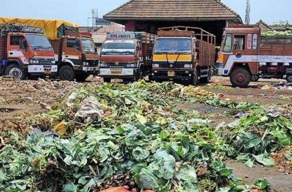 Eviction in Koyambedu Market