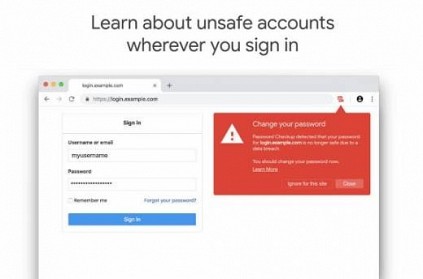 google introduce new extension for password safety