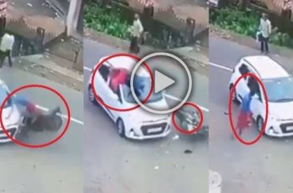 Hilarious accident happened in kerala goes viral