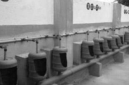 Teacher builds toilets with water cans in Villupuram