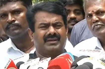 Seeman slams TN govt’s crackdown on protests in Marina.