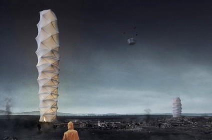 Polish architects develop foldable skyscrapers.