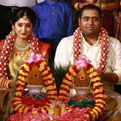 Abinesh producer gets married to Nandhini Ravindran