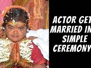 Actor gets married at his residence in a simple manner