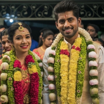 Actor Kathir announcement about his marriage with Sanjana tamil cinema news