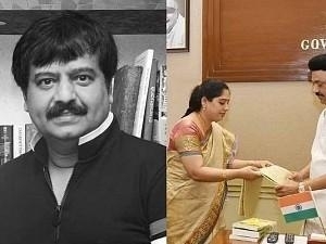Late actor Vivek's wife requests CM Stalin to name road after actor