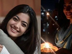 Actress Rashmika Mandanna posts a positive message on Twitter during the lockdown.