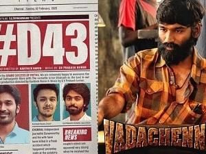 After Vadachennai, popular actor teams up with Dhanush in D43