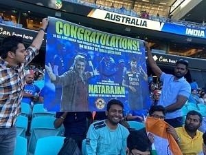 Ajith fans make Natarajan feel special in Sydney