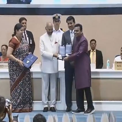 AR Rahman receives National Award video
