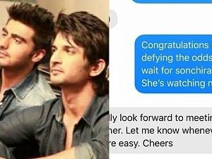 “I look forward to meeting you” – Arjun Kapoor’s last chat with Sushant Singh Rajput leaves fans in tears!