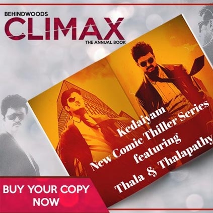 Behindwoods CLIMAX Magazine available for sale at GODAVARI Restaurant