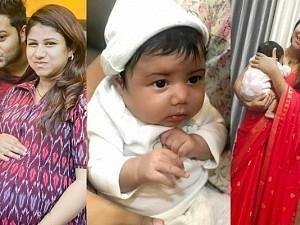 Celebrity couple Alya Manasa and Sanjeev Karthick share images of their baby girl