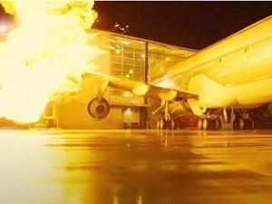 When a film crew crashed a real Boeing 747 plane into a real building for a scene; Watch video