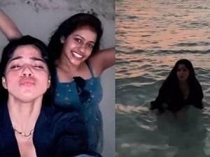 Divyabharathi's new bikini video from the Maldives is grabbing more attention!