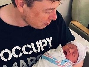 Elon Musk newborn son name confuses netizens.