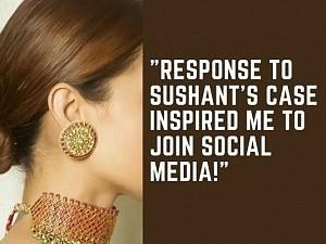 'Response to Sushant's case inspired me!': Top Actress personally joins social media - Fans rock the internet!
