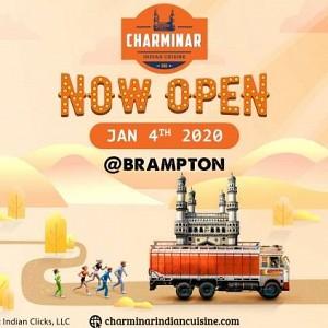Charminar, Canada’s favorite Indian restaurant comes to Brampton!