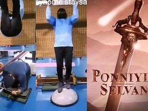 Is this actor getting ready for Mani Ratnam’s Ponniyin Selvan? Workout video is going viral ft Sarathkumar
