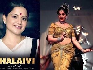 Kangana's THALAIVI latest stills go viral with one day for trailer release