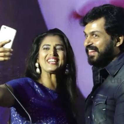 Karthi reacts strongly to Kasthuri's selfie controversy