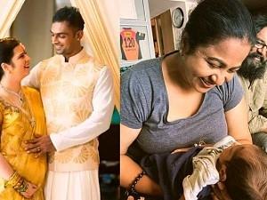 Latest candid pic of Radikaa and Sarathkumar amidst lockdown with grandchild is going viral