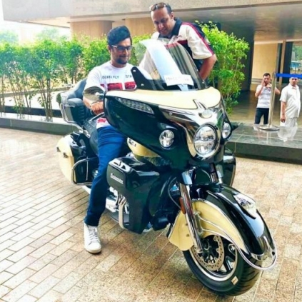 Madhavan buys an Indian Roadmaster bike for Diwali