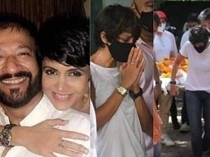 Mandira Bedi smashes gender norms; conducts last rites of her husband - Heartbreaking VIDEO