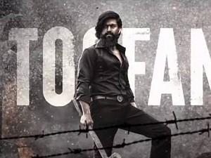 Yash creates up a TOOFAN with KGF Chapter2 song - must watch!