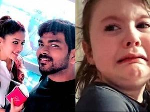 Nayanthara's beau Vignesh Shivan shares a hilarious video of a baby girl which goes viral