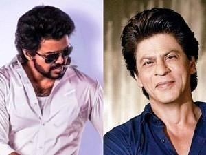"One word about 'Thalapathy' Vijay?" Bollywood superstar Shah Rukh Khan gives a 'Theri' reply to a fan's question!