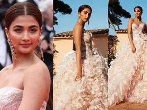 Beast's Pooja Hegde at Cannes Film Festival 2022 Red Carpet viral images