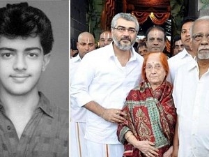 Rare unseen picture of Thala Ajith with his parents goes Viral