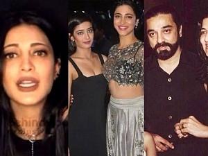 Shruti Haasan about not having been with family together for 15 - 20 years