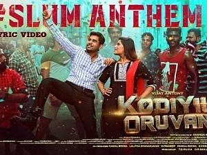 'Slum Anthem' in GVM's voice: Just released lyric VIDEO from Vijay Antony’s 'Kodiyil Oruvan' is TRENDING now - Watch!