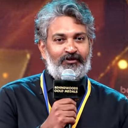 SS Rajamouli stage moments at Behindwoods Gold Medals 2018