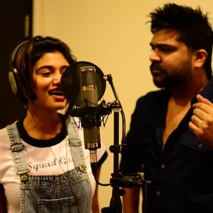 STR and Oviya's Marana Matta Lyric Video Song for New Year