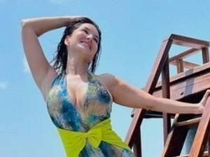 Sunny Leone explores Maldives in stylish and costly vibrant swimsuit - Pics here!