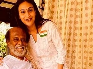 Trending: Superstar Rajinikanth and daughter twinning in white steal the limelight with their latest pic!