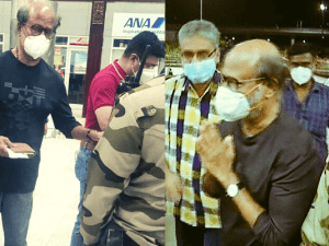 Superstar Rajinikanth jets off to US - pics take the Internet by storm!